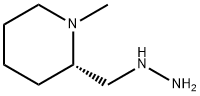 Piperidine, 2-(hydrazinomethyl)-1-methyl-, (2S)- (9CI) 结构式