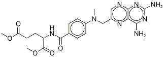 METHOTREXATE-METHYL-D3, DIMETHYL ESTER 结构式