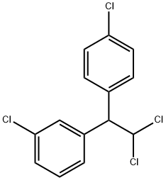 1-CHLORO-3-(2,2-DICHLORO-1-(4-CHLOROPHENYL)ETHYL)BENZENE 结构式