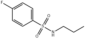 N-PROPYL 4-FLUOROBENZENESULFONAMIDE 结构式