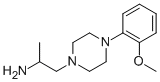 1-[4-(2-methoxyphenyl)piperazin-1-yl]propan-2-amine 结构式