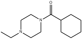 Piperazine, 1-(cyclohexylcarbonyl)-4-ethyl- (9CI) 结构式
