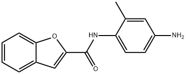 苯并呋喃-2-羧酸(4-氨基-2-甲基-苯基)-酰胺 结构式