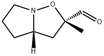 Pyrrolo[1,2-b]isoxazole-2-carboxaldehyde, hexahydro-2-methyl-, (2S,3aS)- (9CI) 结构式