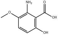 Benzoic acid, 2-amino-6-hydroxy-3-methoxy- (9CI) 结构式