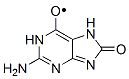 1H-Purin-6-yloxy,  2-amino-7,8-dihydro-8-oxo-  (9CI) 结构式