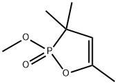2-Methoxy-3,3,5-trimethyl-2,3-dihydro-1,2-oxaphosphole 2-oxide 结构式
