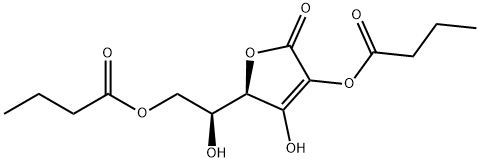 L- 抗坏血酸-2,6-二丁酸酯 结构式