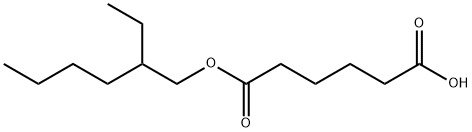 2-乙基己基己二酸氢酯 结构式