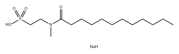 甲基月桂酰基牛磺酸钠 结构式