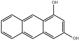 1,3-Anthracenediol (9CI) 结构式