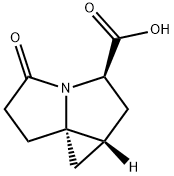 5H-Cyclopropa[g]pyrrolizine-3-carboxylicacid,hexahydro-5-oxo-,(1aR,3R,7aS)-(9CI) 结构式