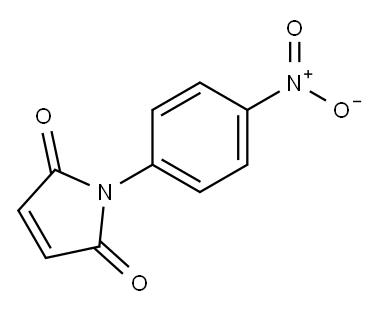N-(4-硝基苯)马来酰亚胺 结构式