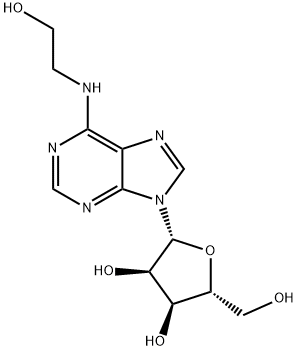 N6-(2-羟乙基)腺苷 结构式