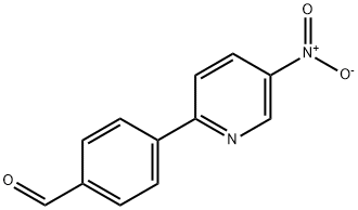 4-(5-NITRO-2-PYRIDINYL)BENZENECARBALDEHYDE 结构式