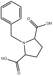 1-苄基-2,5-吡咯烷二甲酸 结构式