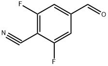 2,6-二氟-4-醛基苯氰 结构式