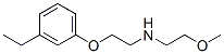 Ethanamine, N-[2-(3-ethylphenoxy)ethyl]-2-methoxy- (9CI) 结构式