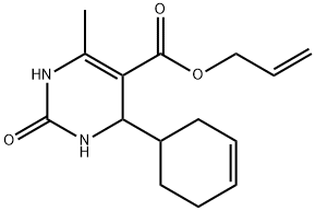 5-Pyrimidinecarboxylicacid,4-(3-cyclohexen-1-yl)-1,2,3,4-tetrahydro-6-methyl-2-oxo-,2-propenylester(9CI) 结构式