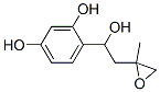 1,3-Benzenediol, 4-[1-hydroxy-2-(2-methyloxiranyl)ethyl]- (9CI) 结构式