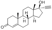 炔孕酮 结构式