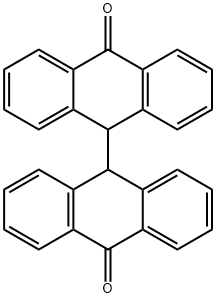(9,9’-二蒽)-10,10’-(9H,9’H)-二酮 结构式