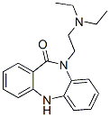 10-[2-(Diethylamino)ethyl]-5,10-dihydro-11H-dibenzo[b,e][1,4]diazepin-11-one 结构式