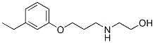 Ethanol, 2-[[3-(3-ethylphenoxy)propyl]amino]- (9CI) 结构式