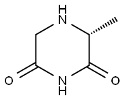 2,6-Piperazinedione,3-methyl-,(3R)-(9CI) 结构式