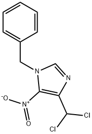 1-苄基-4-(二氯甲基)-5-硝基-1H-咪唑 结构式