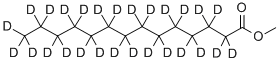 十四酸甲酯-D27 结构式