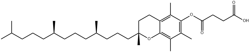 维生素 E 琥珀酸酯 结构式