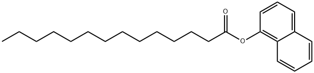 ALPHA-NAPHTHYL MYRISTATE 结构式