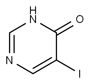 4-羟基-5-碘嘧啶 结构式