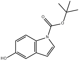 N-Boc-5-羟基吲哚 结构式