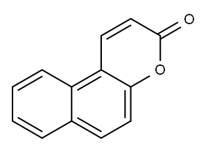3H-萘并[2,1-B]吡喃-3-酮 结构式