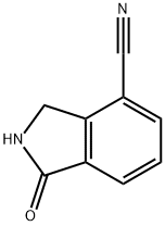 1-氧代异吲哚啉-4-甲腈 结构式