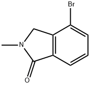 4-溴-2-甲基异吲哚啉-1-酮 结构式