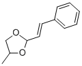 4-甲基-2-苯乙烯基-1,3-二氧戊环 结构式