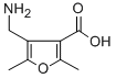 4-AMINOMETHYL-2,5-DIMETHYL-FURAN-3-CARBOXYLIC ACID 结构式