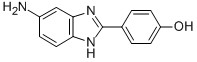 4-(6-氨基-1H-苯并[D]咪唑-2-基)苯酚 结构式