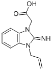 (3-烯丙基-2-亚氨基-2,3-二氢-苯丙咪唑-1-)-乙酸 结构式