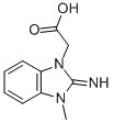 (2-IMINO-3-METHYL-2,3-DIHYDRO-BENZOIMIDAZOL-1-YL)-ACETIC ACID 结构式