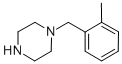 1-[(2-甲基苯基)甲基]哌嗪盐酸盐 结构式