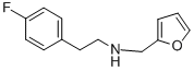 [2-(4-FLUORO-PHENYL)-ETHYL]-FURAN-2-YLMETHYL-AMINE 结构式