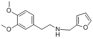 [2-(3,4-DIMETHOXY-PHENYL)-ETHYL]-FURAN-2-YLMETHYL-AMINE 结构式