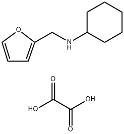 N-(呋喃-2-基甲基)环己胺草酸盐 结构式