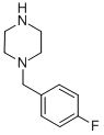 1-(4-氟苄基)哌嗪 结构式