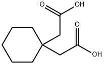 1,1-环己基二乙酸 结构式