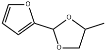 2-(2-呋喃基)-4-甲基-1,3-二氧戊环 结构式